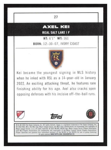 2022 Topps MLS #1-200 Base cards Pick Your Card(s) Complete Your Set - Picture 49 of 347