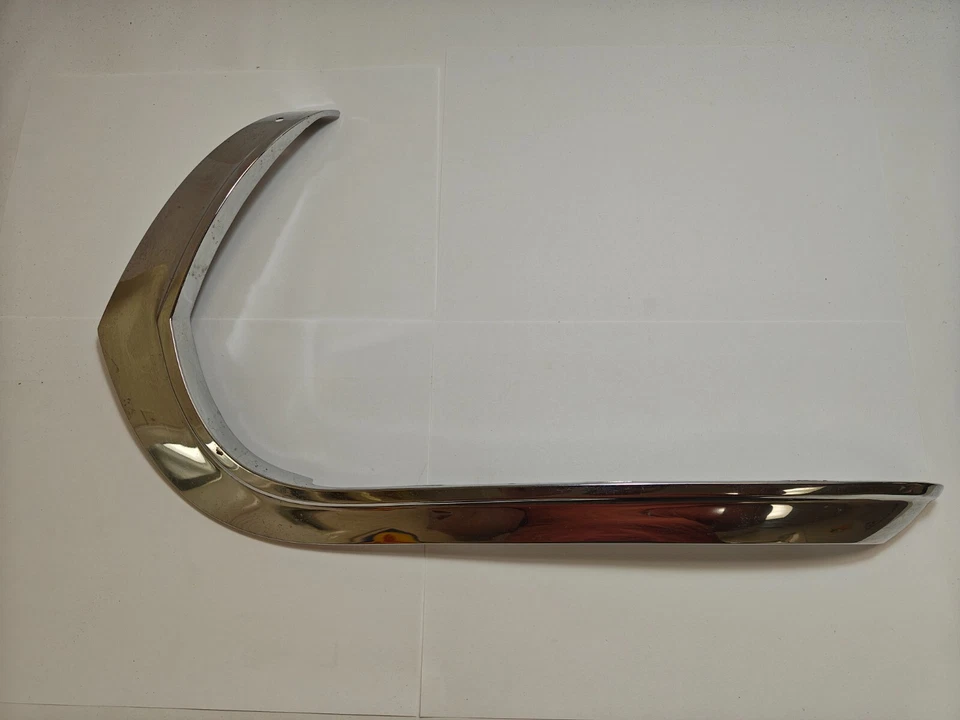 1963 Dodge 880 Right Passenger Side Rear Bumper Trim Chrome Molding 2189884 NOS. - Image 3 of 4
