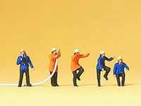 Preiser 79115 FeuerwehrmäNner Im Einsatz 5 Figuren Feuerwehr N Neu