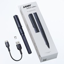 Lamy Safari Note + Stylus Pen in All Black Matte (Apple Ipad Compatible) - NEW