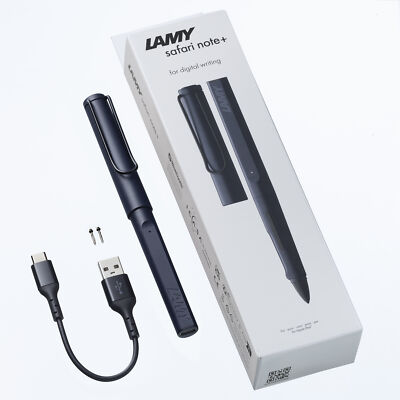 Lamy Safari Note + Stylus Pen in All Black Matte (Apple Ipad Compatible) - NEW