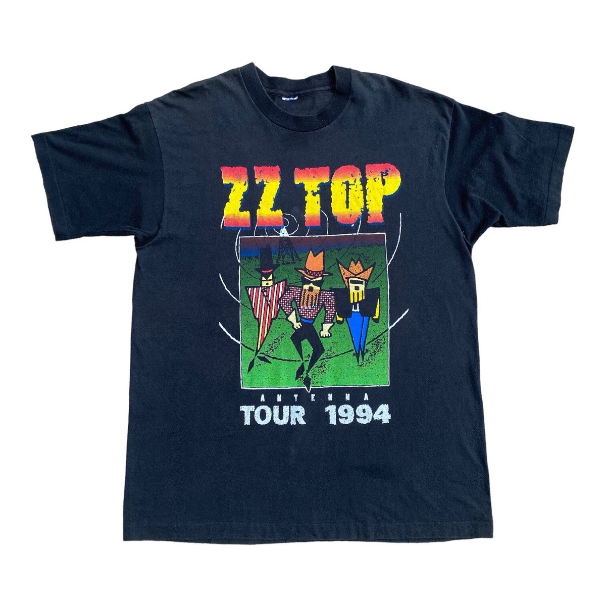 1994 ZZ Top Antenna Tour Single Stitch Vintage Band T-shirt