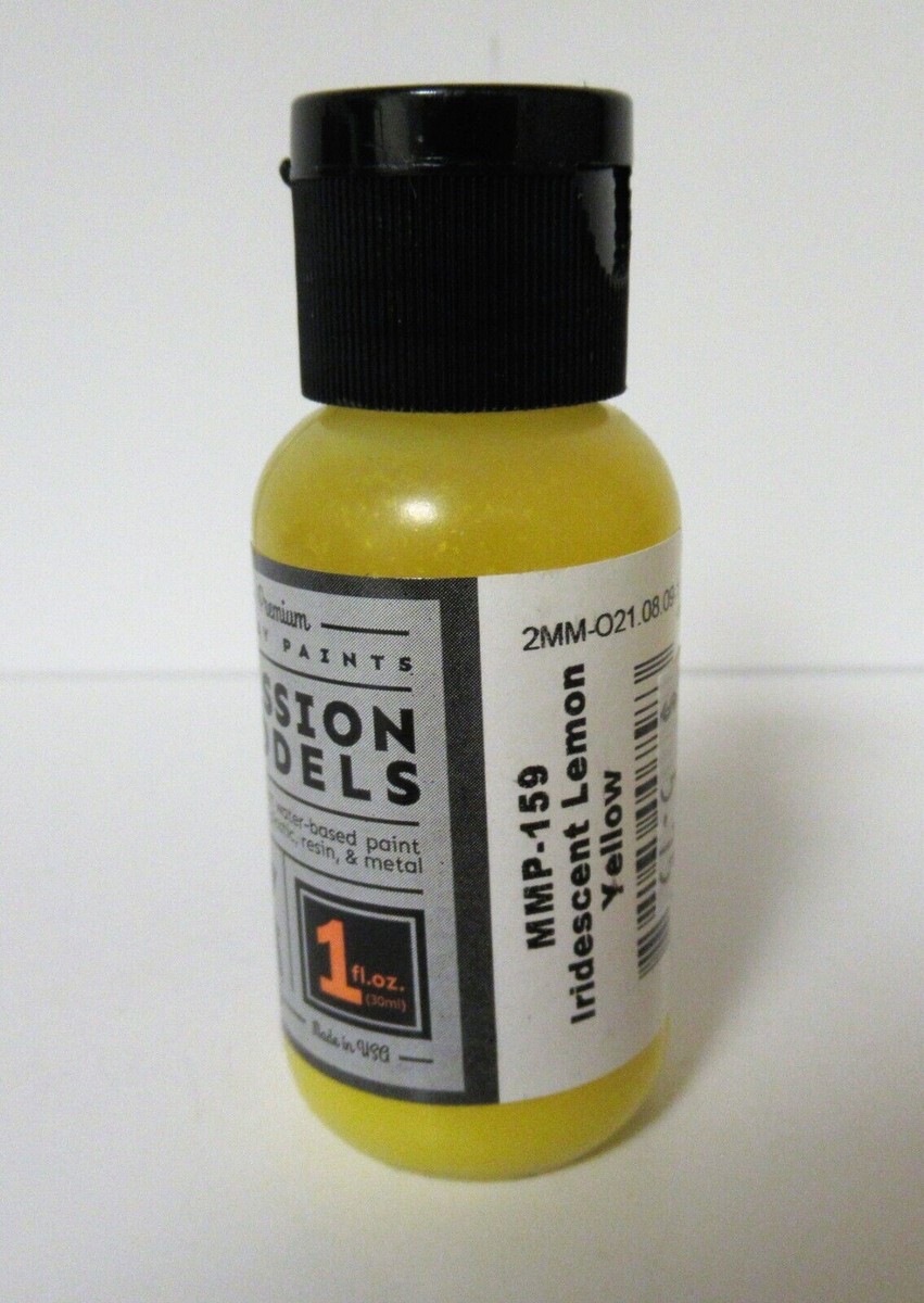 Mission Models Acrylic Paint- Iridescent Lemon Yellow #MMP-159