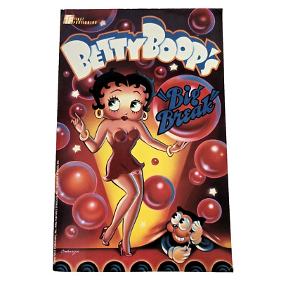 Betty Boop's Big Break 1990 1st Printing Edition Milton Knight Graphic Novel Vtg