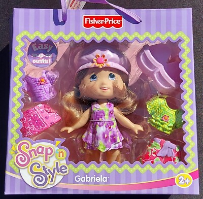 Snap n Style Gabriela Fisher Price VINTAGE 2005 NEW