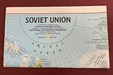 National Geographic Soviet Union Map March 1990