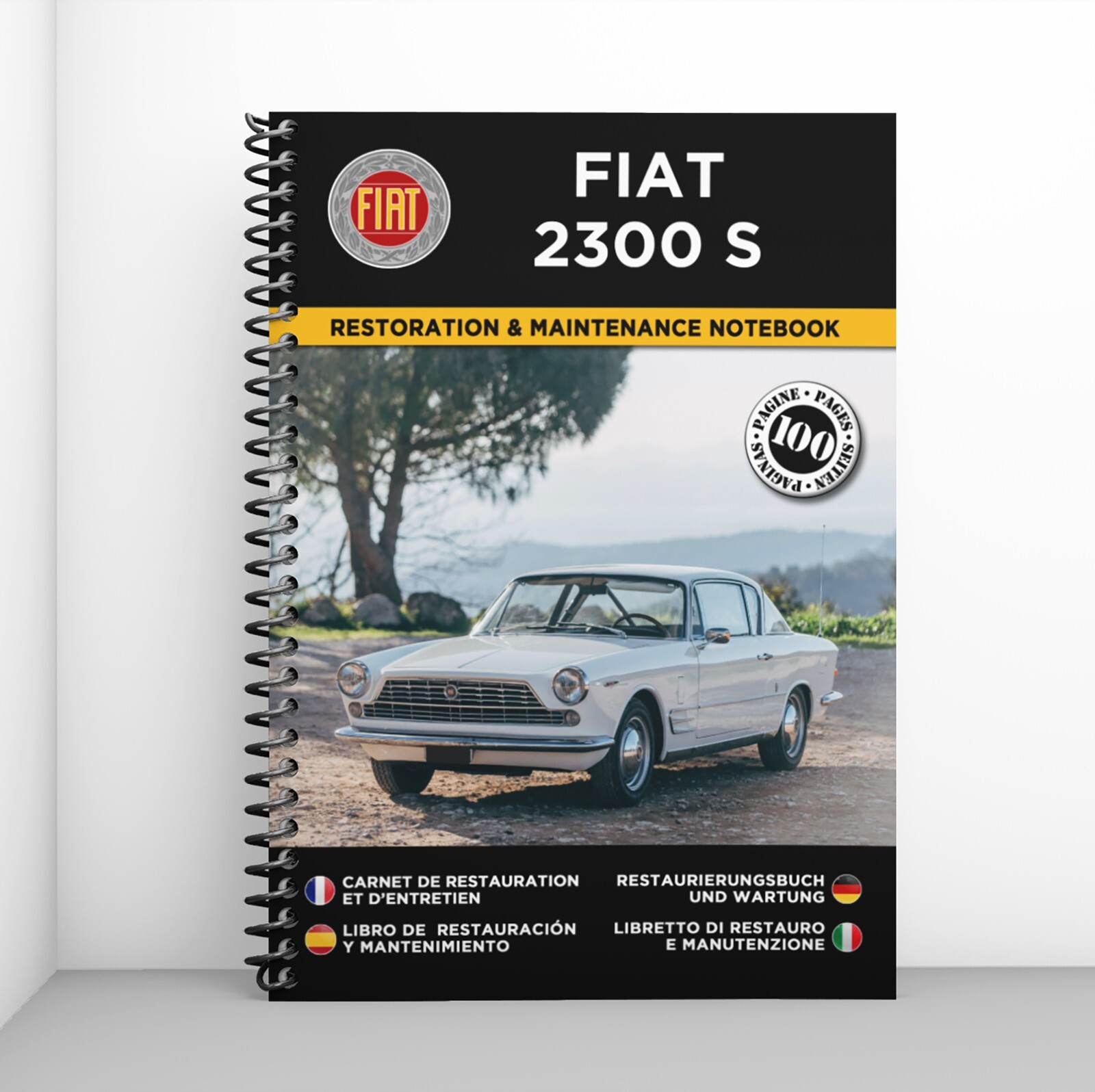 FIAT 2300 S carnet de restauration pour immortaliser votre aventure auto