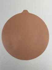 (Qty 5) 3M Diamond Lapping Film 6.0 Micron PSA Disc - 8 in - PSA - Tan