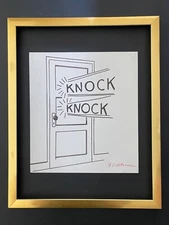 Roy Lichtenstein | Vintage 1970 Signed | Mounted  & Framed Offset Lithograph  $