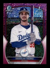 OSWALDO OSORIO 2023 BOWMAN CHROME #BCP-152 PINIK SHIMMER ROOKIE #174/199 BD9440