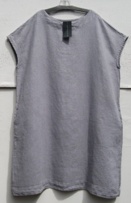 NWT Bryn Walker Heavy Linen ANSLEY Dress Bateau Neck w/Cap Sleeve and Pockets XL