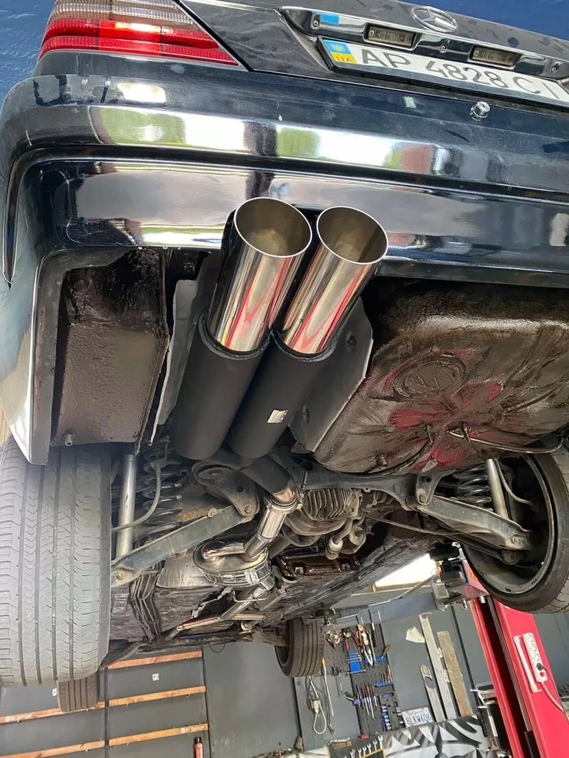 E500 exhaust cheap