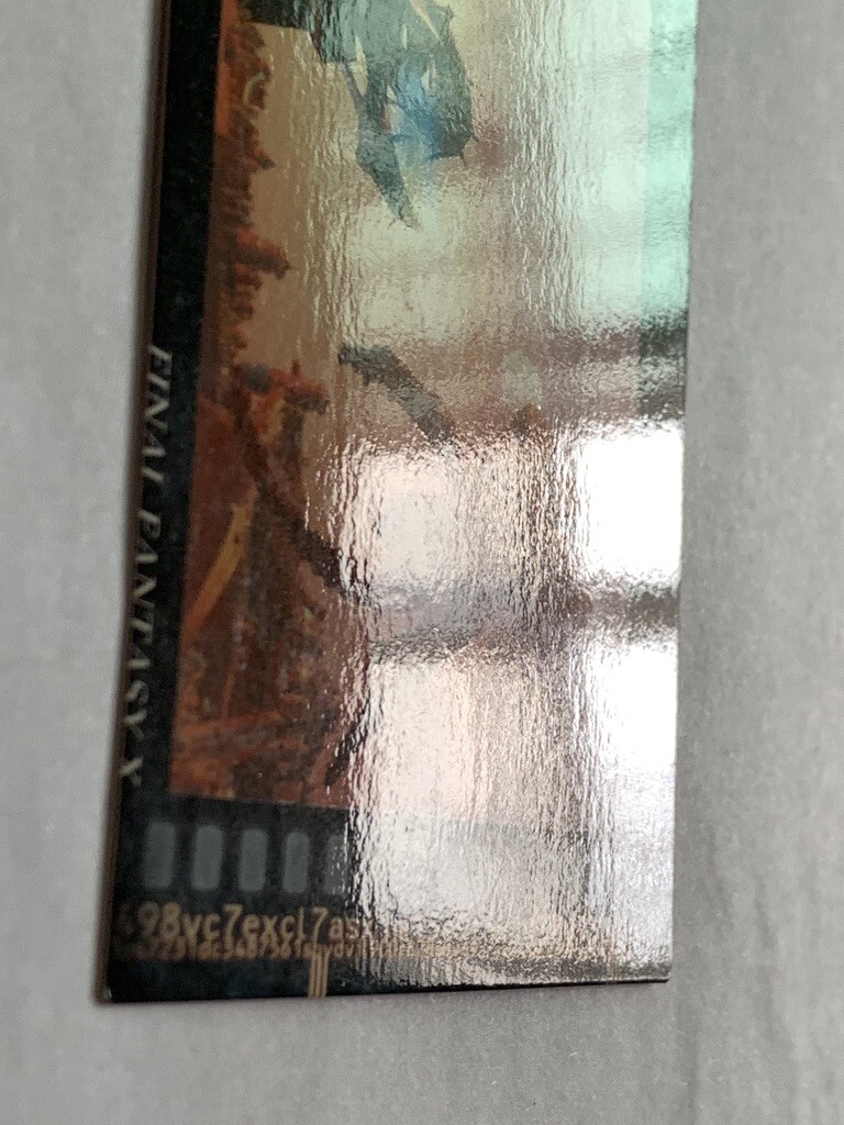Sin FINAL FANTASY X FFX Art museum SQUARE japanese card made Sin FINAL FANTASY X FFX Art museum SQUARE japanese card made