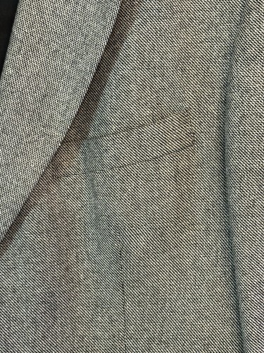 Lands End 42L Mens Sport Coat Blazer Jacket Silk Wool Blend Gray - Picture 8 of 19