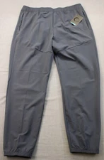 Skorq Mens Slate Gray Zip Pocket Reflective Quick Dry Jogger Pants NWT XL  36-40