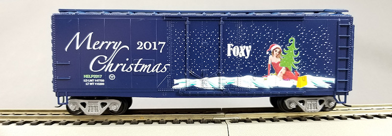 ho scale christmas train