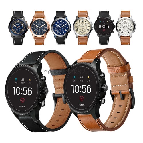 For Fossil Q Smart Watch Band 18mm 20mm 