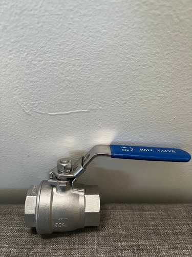 1/2'' Valvola A Sfera A Due Pezzi In Acciaio Inossidabile SS304 A Leva A 2 Vie NPT Full Port Valvola A Tubo Elettrica WOG1000 - Foto 9