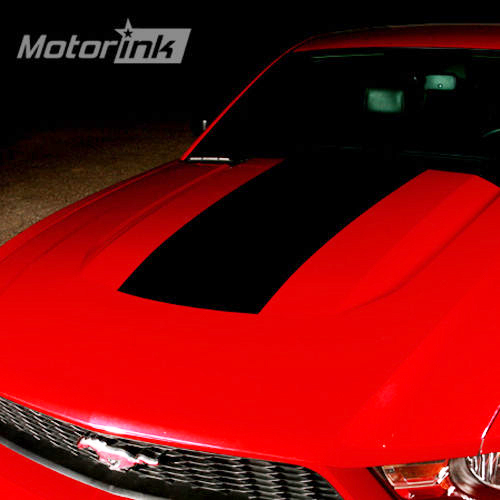 2010 2011 2012 Ford Mustang Hood Scoop Center Blackout Decal Stripe