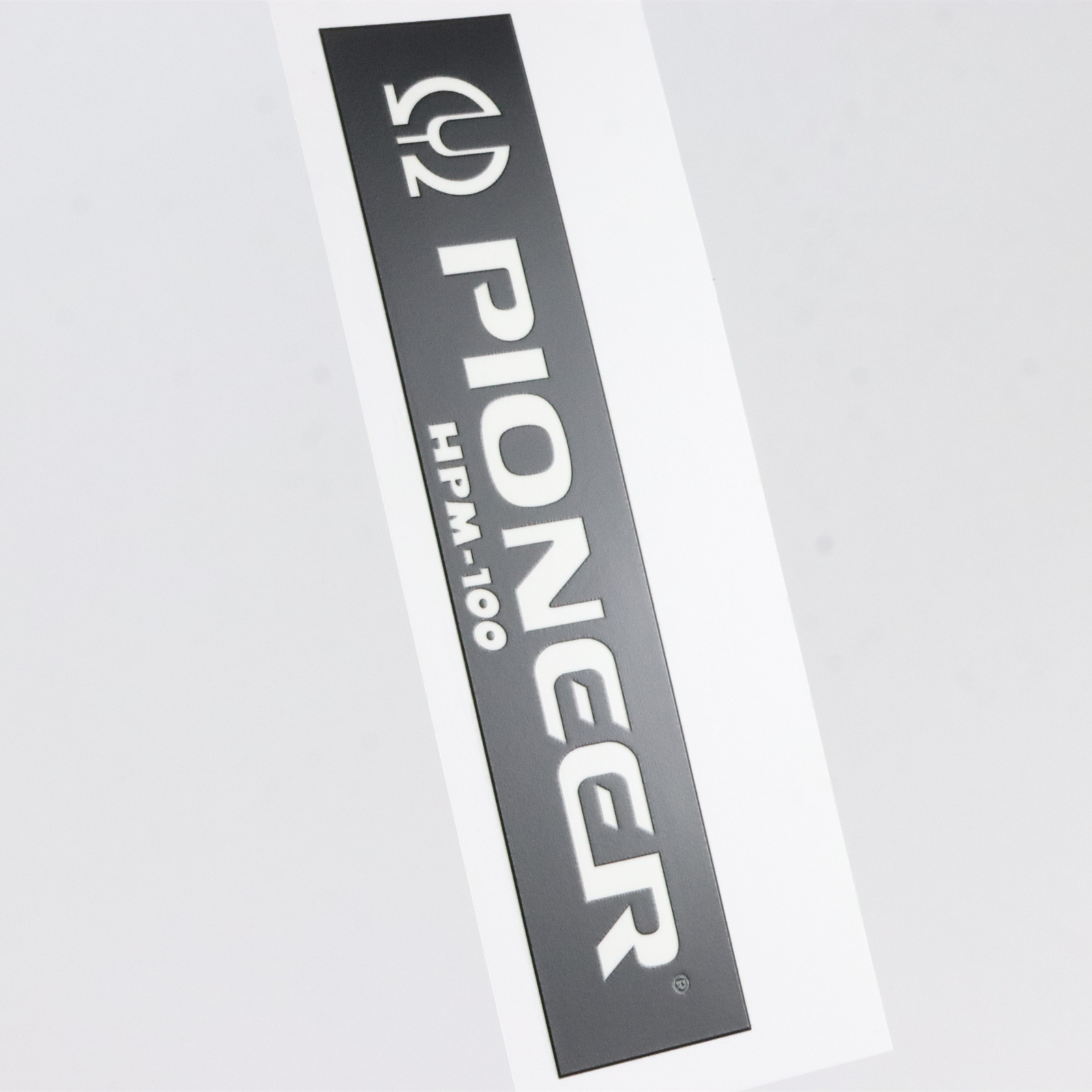 PIONEER HPM-100 logo badge Sticker Decal waterproof 128mm(5.03")X26mm(1.02")