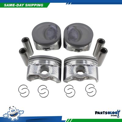 DNJ P469A Standard size Complete Piston Set For 10-13 Mazda 2.3L DOHC