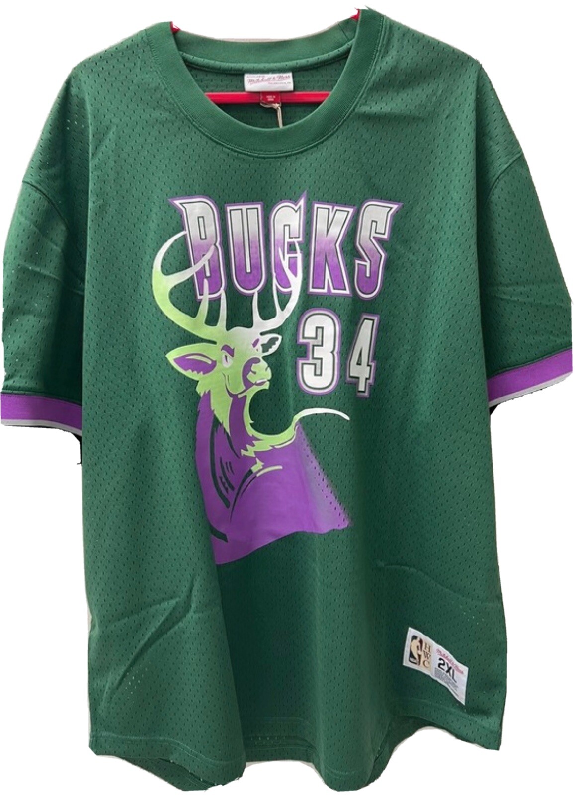 Maillot NBA Ray Allen original Mitchell & Ness XXL en mesh haut de gamme