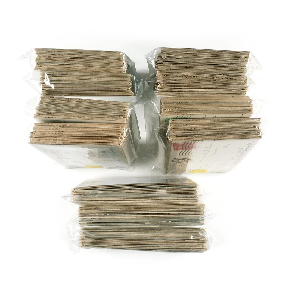 Lote de 50+ postales antiguas y antiguas - todas publicadas antes de 1950 - postales usadas Foto 2 de 4