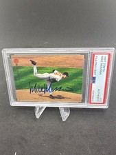 Mike Mussina 1997 Zenith Card #33 Orioles Signed Card PSA Auto Authentic