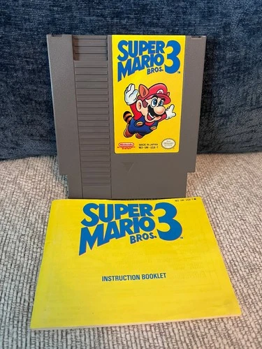 Super Mario Bros. 3 - with Manual (Nintendo Nes) Tested and Working!