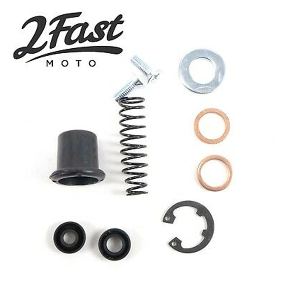 Front Brake Master Cylinder Rebuild Kit for Honda Kawasaki Suzuki Yamaha 18-1001 - Image 2 of 4