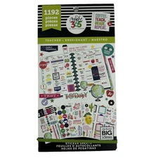 TEACHER Stickers 1000+ Create 365 Happy Planner Me & My Big Ideas