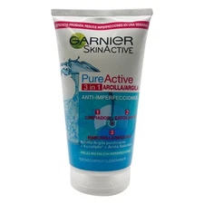New Garnier Pure Active 3 In 1 Cleansing Gel 150ml
