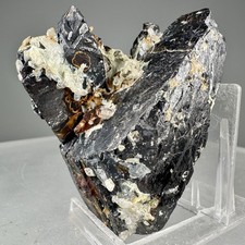 Nice Large Ferberite Crystals: Kami Mine, Ayopaya Province, Cochabamba, Bolivia