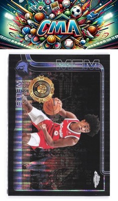 2025-26 Topps Chrome #200 Jaylen Wells Black Pulsar Refractor #/10