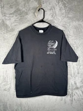 Vtg Biker Motorcycle "Ride It Like You Stole It T-Shirt Mens XL Black Y2K Grunge