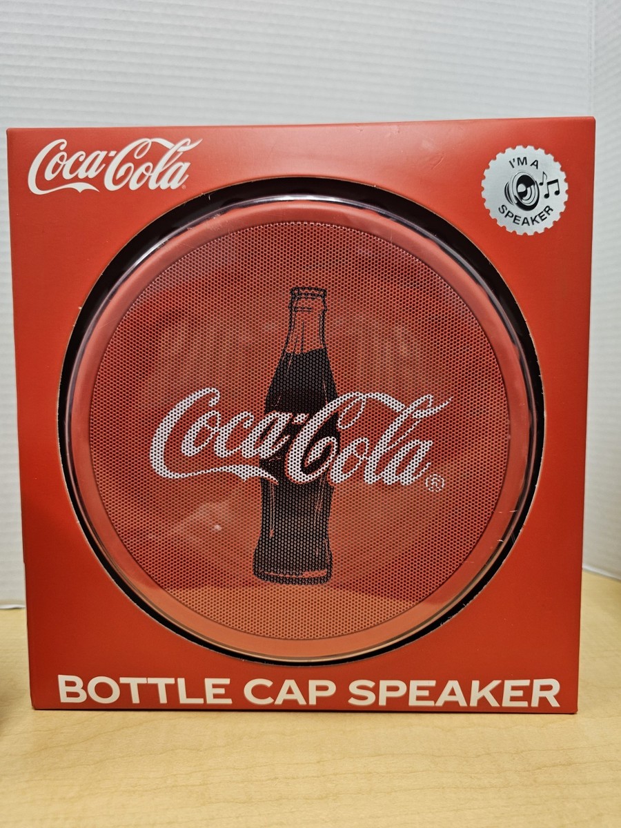 Coca Cola Bottlecap Bluetooth Speaker w Marvel Shang Chi Coke-Zero