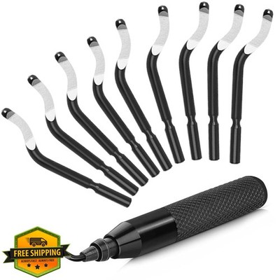 Askwhy Deburring Tool 10 Blades Black