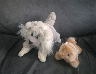 Vintage Hornby Pound Purries Mummy and Newborn Grey and Ginger Cat Katzen 1980er