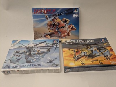 3x Sikorsky CH-53 SUPER STALLION & DRAGON (ITALERI)+++NEU+++OVP+++
