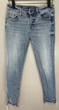 Vigoss The Jagger Crop Skinny Jeans Women’s Size 26x25 8”  Rise Distressed
