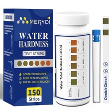 Water Hardness Test Kit,150 Strips-Double Color Pads,Hard Water Test Kit for Hom