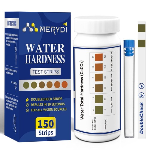 Water Hardness Test Kit,150 Strips-Double Color Pads,Hard Water Test ...