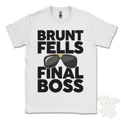 BRUNT FELLS FINAL BOSS T-SHIRT lustiges Weihnachtsgeschenk Millom Cumbria England Ibiza