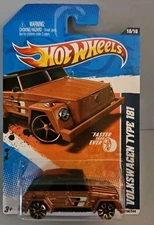 Hot Wheels 2011 Faster Than Ever Series #150 Volkswagen Type 181 Brown w/ FTE2s