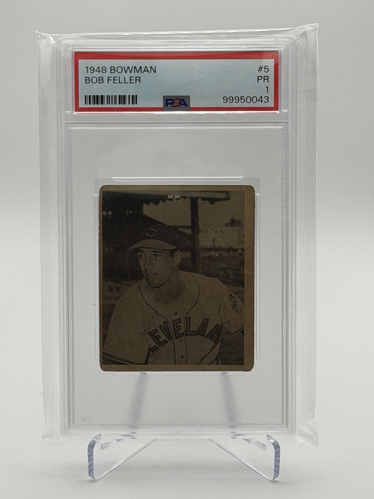 1948 Bowman - Bob Feller #5 PSA 1