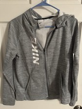 Nike Therma Fit Hoodie Boys Grey Size XL