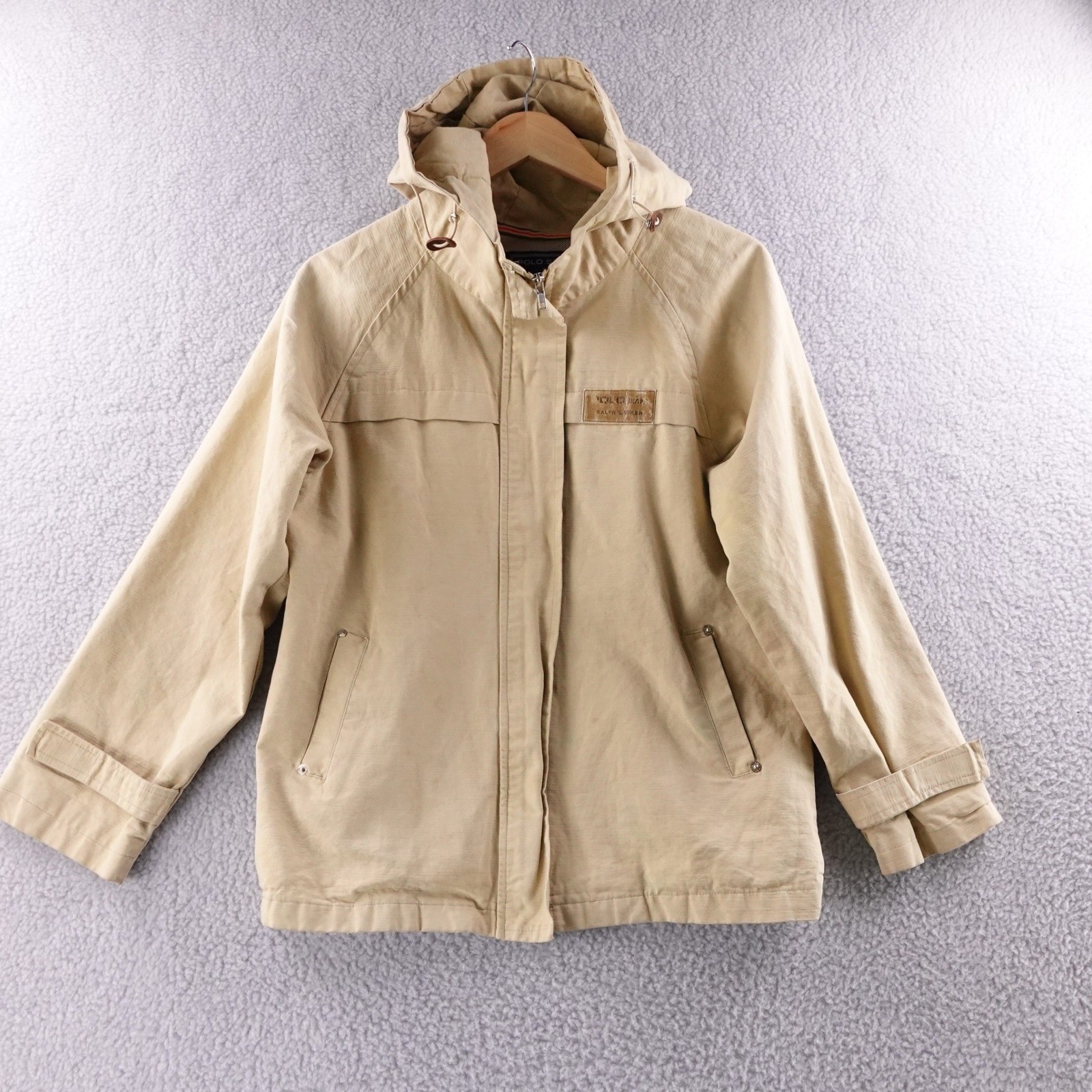 Polo Sport Ralph Lauren Mens S Tan Hooded Jacket Coat Sportsman Explorer 1967