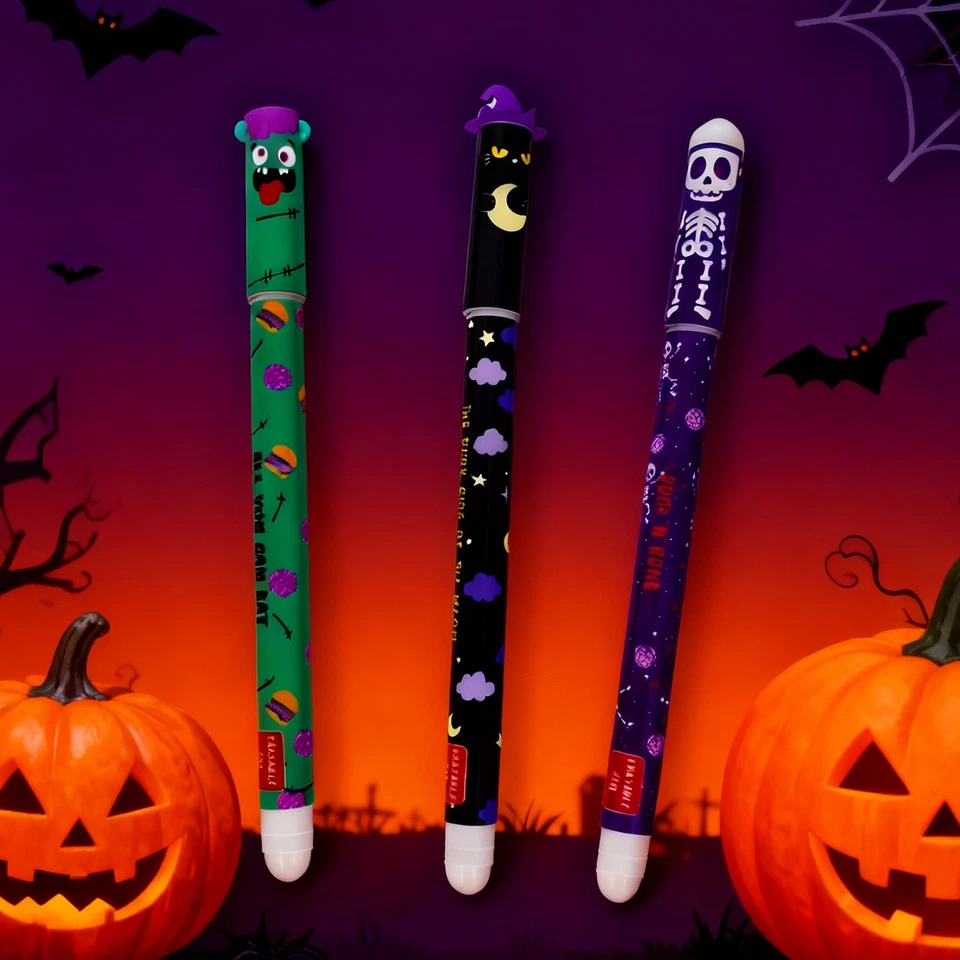 3X Legami Halloween 2025 The Boo Crew radierbarer Gelstift, radierbar, limitiert - Bild 4 von 4