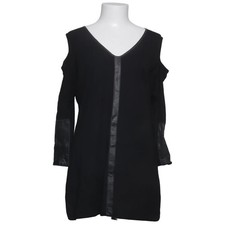 Carell Thomas, Tunika, Größe: 42, Schwarz, Elasthan/Leder/Viskose #lAY