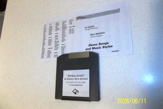 Roland G 1000 and EM2000 Factory Original Styles Zip Disk 7700428000